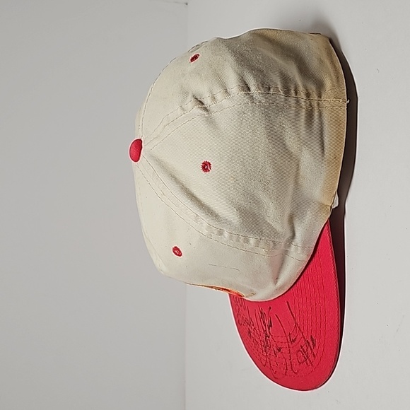 VTG Houston Rockets Basketball Cap Hat NBA Autograph Championship 1993 1994 - Picture 10 of 16